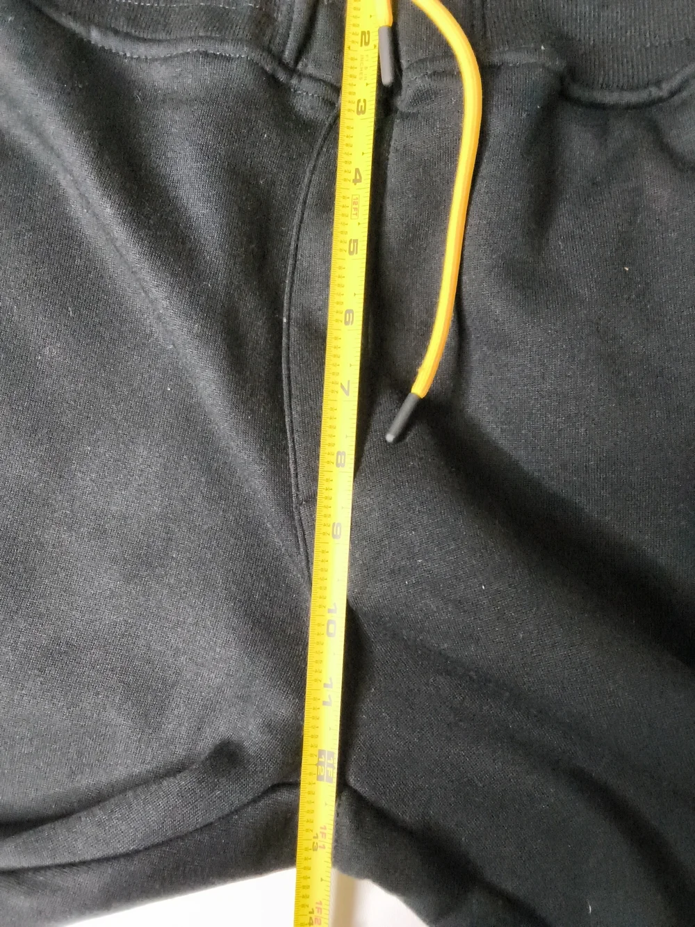 Black Men's Joggers with Multicolor Geometric Side Stripes